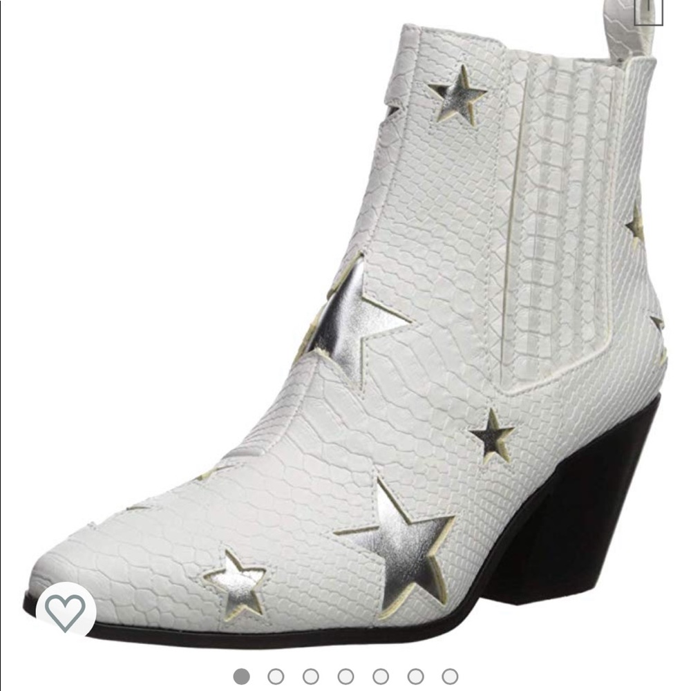 Betsey Johnson Izak star print cowboy boots sz 7